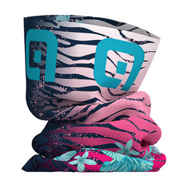 ALÉ Kolesarski grelnik vratu - SAVANA - rožnata/modra