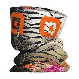 ALÉ Kolesarski grelnik vratu - SAVANA - bela/zlata