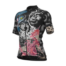 ALÉ Kolesarski dres s kratkimi rokavi - OCEAN LADY - večbarvno