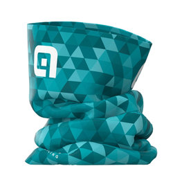 ALÉ Kolesarski grelnik vratu - TRIANGLES - zelena/turkizna