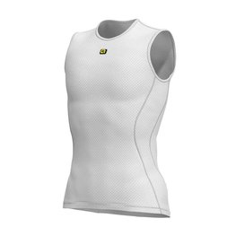 ALÉ Kolesarska majica brez rokavov - VELO ACTIVE  - bela