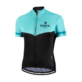 BIANCHI MILANO Kolesarski dres s kratkimi rokavi - GINOSA LADY - modra/črna