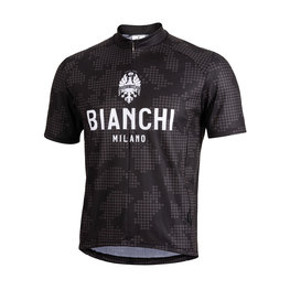 BIANCHI MILANO Kolesarski dres s kratkimi rokavi - PRIOLO MTB - črna