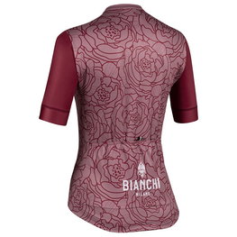 BIANCHI MILANO Kolesarski dres s kratkimi rokavi - SOSIO LADY - vijolična
