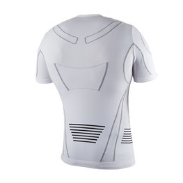 BIOTEX Kolesarska  majica s kratkimi rokavi - HIGHTECH WARM - bela