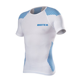 BIOTEX Kolesarska  majica s kratkimi rokavi - BIOFLEX RAGLAN - modra/bela