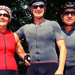 BIOTEX Kolesarski dres s kratkimi rokavi - SOFFIO - siva