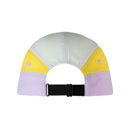 BUFF Kolesarska kapa - DOMUS LILAC - bela/vijolična/rumena