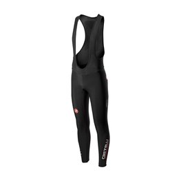 CASTELLI Kolesarske dolge hlače z naramnicami - MENO 2 WINTER - črna