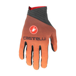 CASTELLI Kolesarske  rokavice z dolgimi prsti - CW 6.1 CROSS - oranžna