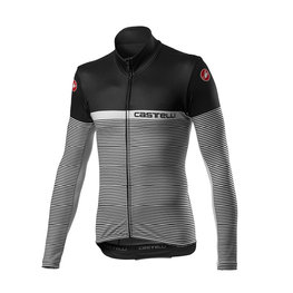 CASTELLI Kolesarski dres z dolgimi rokavi zimski - MARINAIO LONG - črna/siva