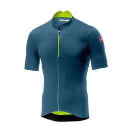 CASTELLI Kolesarski dres s kratkimi rokavi - ESPRESSO - modra