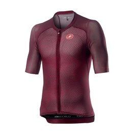 CASTELLI Kolesarski dres s kratkimi rokavi - CLIMBER'S 3.0 - bordo
