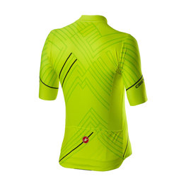 CASTELLI Kolesarski dres s kratkimi rokavi - PASSO - rumena