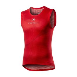 CASTELLI Kolesarska  majica brez rokavov - PRO MESH - rdeča
