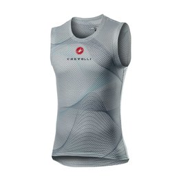 CASTELLI Kolesarska  majica brez rokavov - PRO MESH - siva