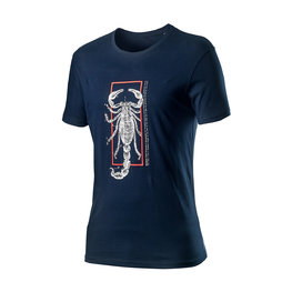 CASTELLI Kolesarska  majica s kratkimi rokavi - LOGO - modra