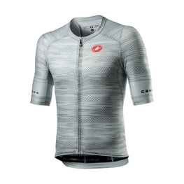 CASTELLI Kolesarski dres s kratkimi rokavi - CLIMBER'S 3.0 SL JRS - siva