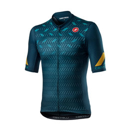 CASTELLI Kolesarski dres s kratkimi rokavi - AVANTI - modra