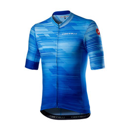 CASTELLI Kolesarski dres s kratkimi rokavi - RAPIDO - modra