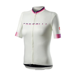 CASTELLI Kolesarski dres s kratkimi rokavi - GRADIENT LADY - slonovina
