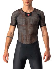 CASTELLI Kolesarska  majica s kratkimi rokavi - CORE MESH 3 - črna
