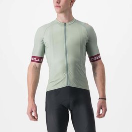 CASTELLI Kolesarski dres s kratkimi rokavi - ENTRATA VI - zelena