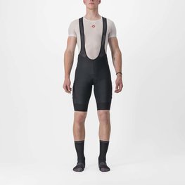 CASTELLI Kolesarske kratke hlače z naramnicami - UNLIMITED CARGO - črna