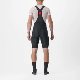 CASTELLI Kolesarske kratke hlače z naramnicami - UNLIMITED CARGO - črna