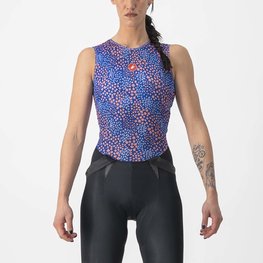 CASTELLI Kolesarska  majica brez rokavov - PRO MESH 4 W LADY - modra