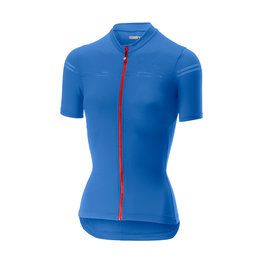 CASTELLI Kolesarski dres s kratkimi rokavi - PROMESSA 2.0 LADY - modra