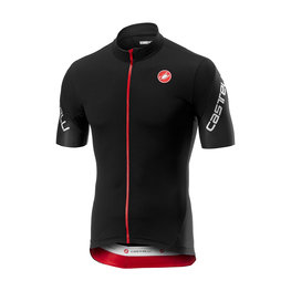 CASTELLI Kolesarski dres s kratkimi rokavi - ENTRATA 3.0 - črna/rdeča