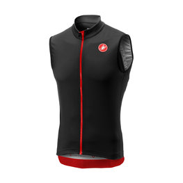CASTELLI Kolesarski dres brez rokavov - ENTRATA 3.0 - črna/rdeča
