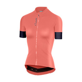 CASTELLI Kolesarski dres s kratkimi rokavi - ANIMA 2.0 LADY - rožnata/modra