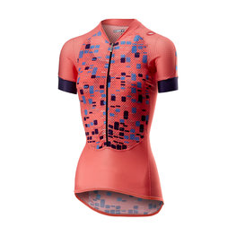 CASTELLI Kolesarski dres s kratkimi rokavi - CLIMBER'S LADY - rožnata