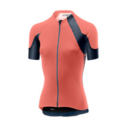 CASTELLI Kolesarski dres s kratkimi rokavi - SCHEGGIA 2.0 LADY - siva/rožnata