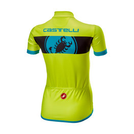CASTELLI Kolesarski dres s kratkimi rokavi - FUTURE RACER KIDS - rumena