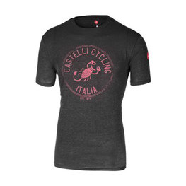 CASTELLI Kolesarska  majica s kratkimi rokavi - ARMANDO - rožnata/siva