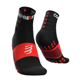 COMPRESSPORT Kolesarske klasične nogavice - TRAINING - črna