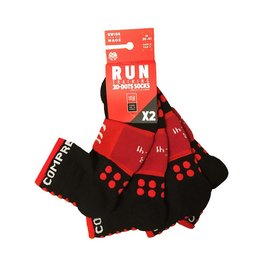 COMPRESSPORT Kolesarske klasične nogavice - TRAINING - črna
