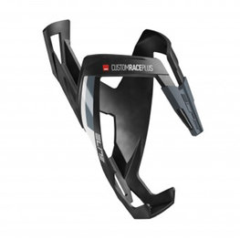 ELITE Kolesarski nosilec za kolesarsko steklenico - CUSTOM RACE PLUS - črna/bela