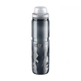 ELITE Kolesarska steklenica za vodo - ICE FLY 650ml - siva