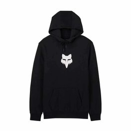 FOX pulover - FOX HEAD FLEECE PO - črna