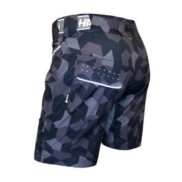 HAVEN Kolesarske kratke hlače brez naramnic - PEARL NEO LADY - črna/rožnata