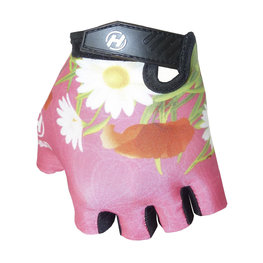HAVEN Kolesarske rokavice s kratkimi prsti - DREAM KIDS - oranžna/bela/črna/rožnata/zelena
