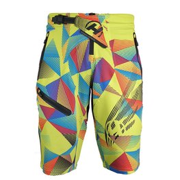 HAVEN Kolesarske kratke hlače brez naramnic - ENERGIZER CRAZY - zelena