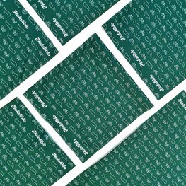 Kolesarski grelnik vratu - VERDURE - bela/zelena