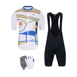 HOLOKOLO Kolesarski mega set - HORIZON ELITE - črna/večbarvno/bela