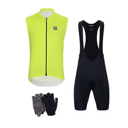 HOLOKOLO Kolesarski mega set - AIRFLOW - črna/rumena