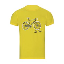 NU. BY HOLOKOLO Kolesarska  majica s kratkimi rokavi - LE TOUR LEMON II. - rumena